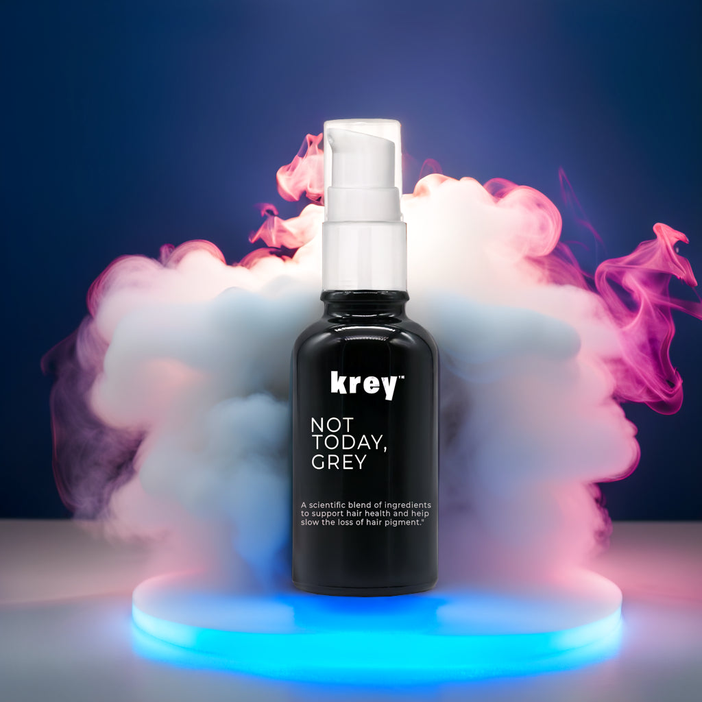 Krey Black Gray Hair Serum – Revive Your Natural Hair Color!