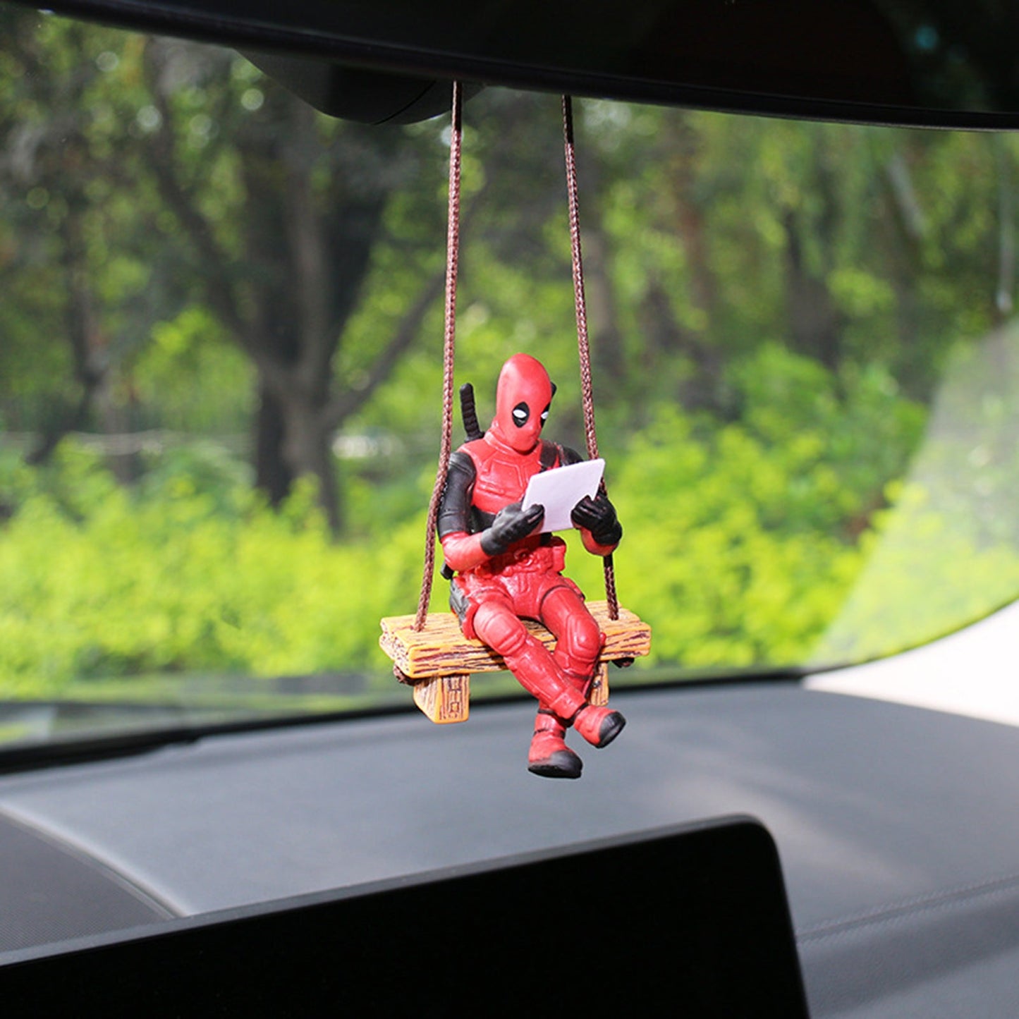 Deadpool Car Rearview Mirror Pendant