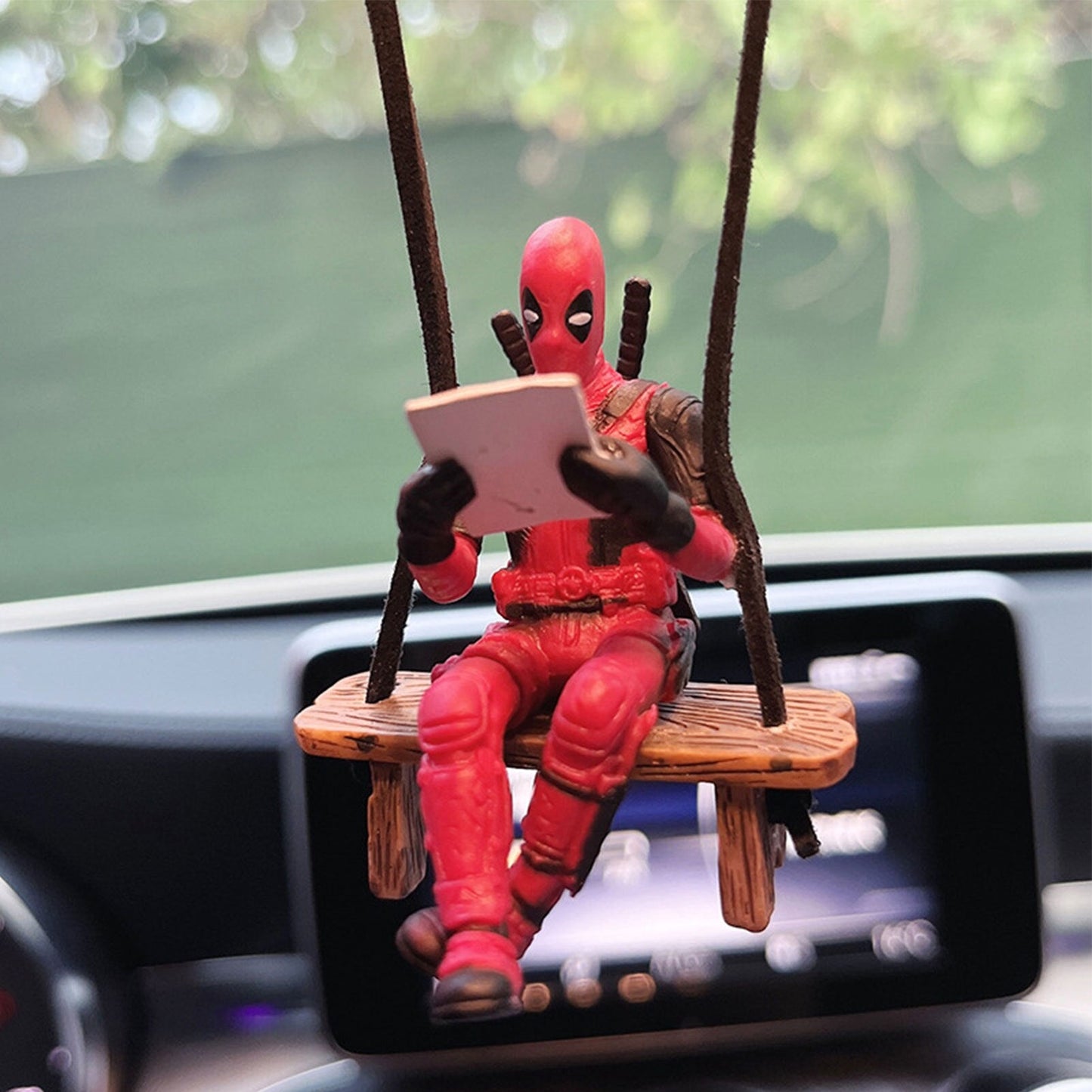 Deadpool Car Rearview Mirror Pendant