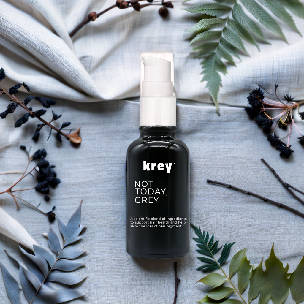 Krey Black Gray Hair Serum – Revive Your Natural Hair Color!