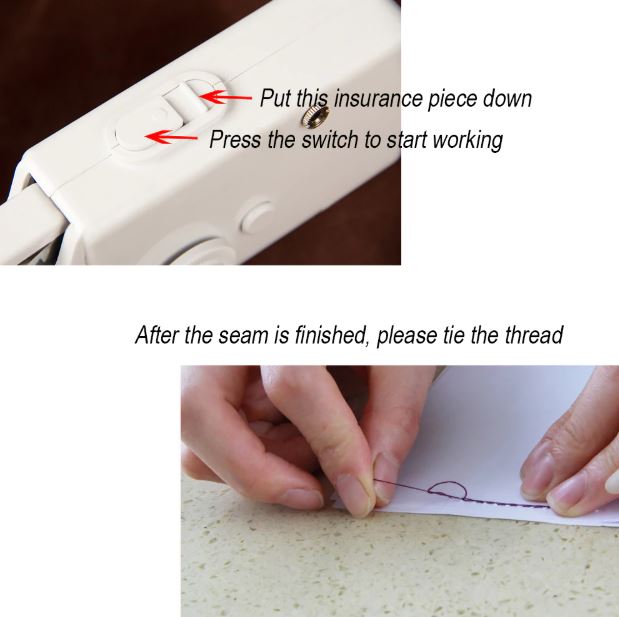 Cordless Portable Handheld Sewing Machine (Original : HANDY)