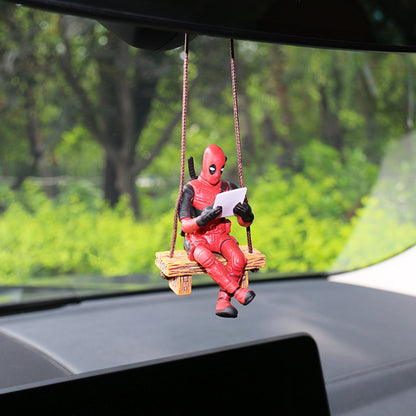 Deadpool Car Rearview Mirror Pendant
