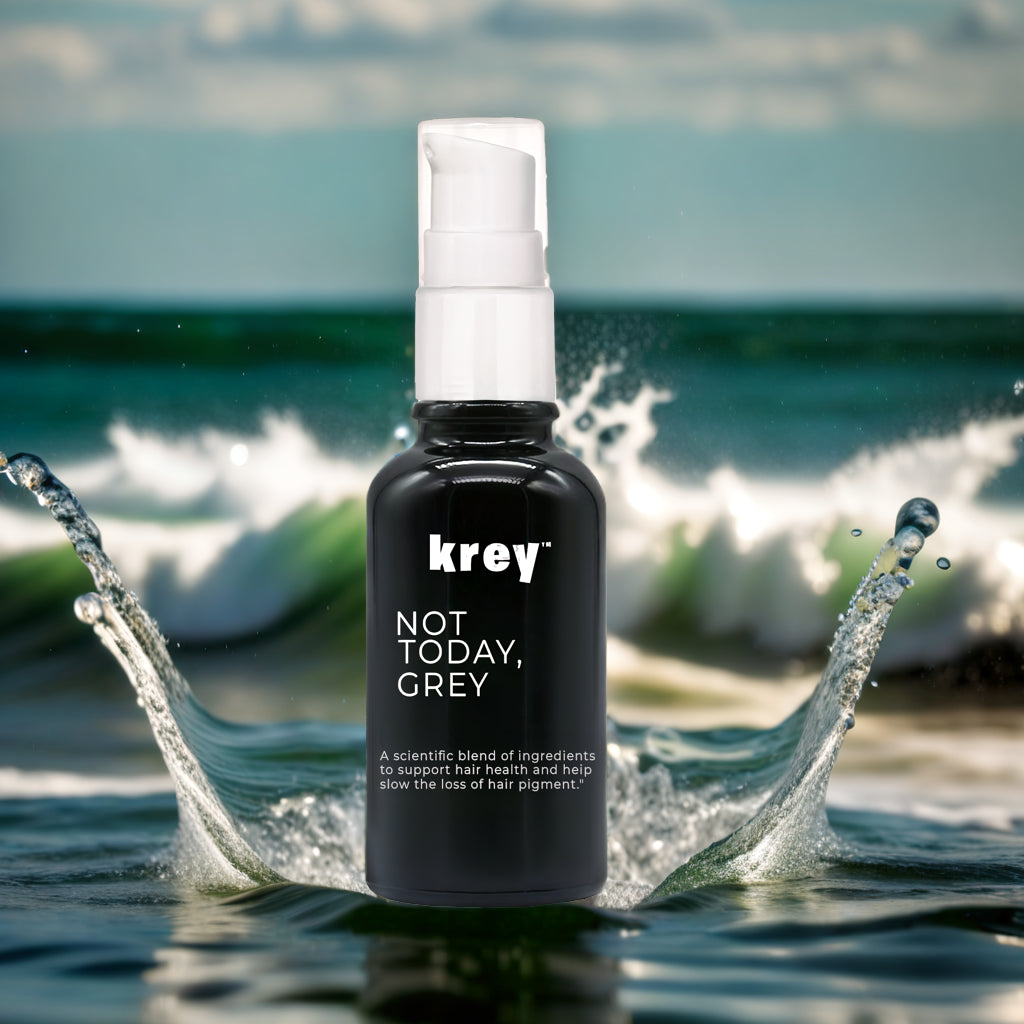 Krey Black  Gray Hair Serum – Revive Your Natural Hair Color!